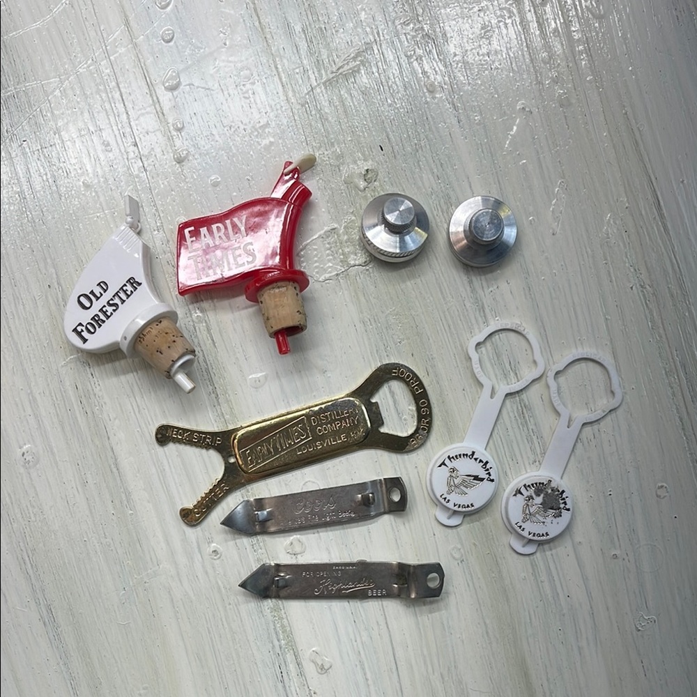 Gold Bottle Opener Bar Accessory Set